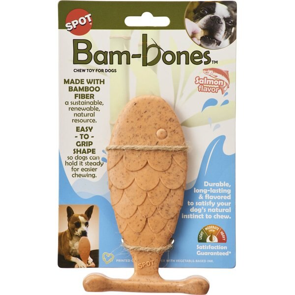 ETHICAL PET Bambones Plus Beef Tough Dog Chew Toy, 4in