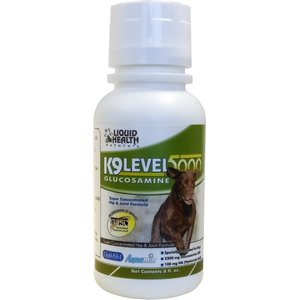Liquid Health Pets K9 Level 5000 Glucosamine Dog Supplement, 8-oz bottle