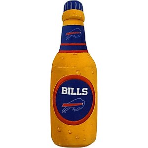 Pets First Bottle Squeaky Dog Chew Toy, Buffalo Bills