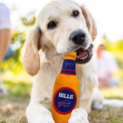 Show full view: Pets First Bottle Squeaky Dog Chew Toy, Buffalo Bills slide 2 of 6