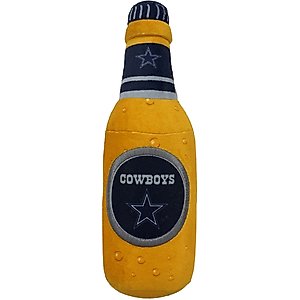 Pets First Bottle Squeaky Dog Chew Toy, Dallas Cowboys