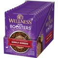 Wellness CORE Simply Shreds Chicken, Beef & Carrots Wet Dog Food Topper, 2.8-oz, case of 12