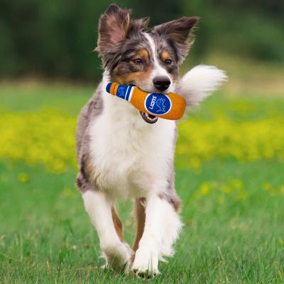 Show full view: Pets First Bottle Squeaky Dog Chew Toy, Detroit Lions slide 3 of 6