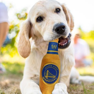 Show full view: Pets First Bottle Squeaky Dog Chew Toy, Golden State Warriors slide 2 of 6