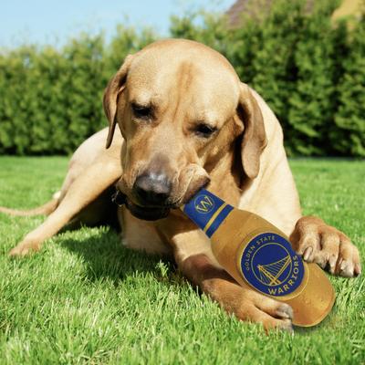 Show full view: Pets First Bottle Squeaky Dog Chew Toy, Golden State Warriors slide 4 of 6