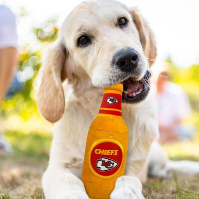 Show full view: Pets First Bottle Squeaky Dog Chew Toy, Kansas City Chiefs slide 3 of 7