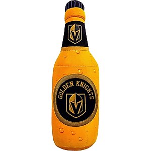 Pets First Bottle Squeaky Dog Chew Toy, Las Vegas Golden Knights