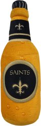 Pets First Bottle Squeaky Dog Chew Toy, New Orleans Saints