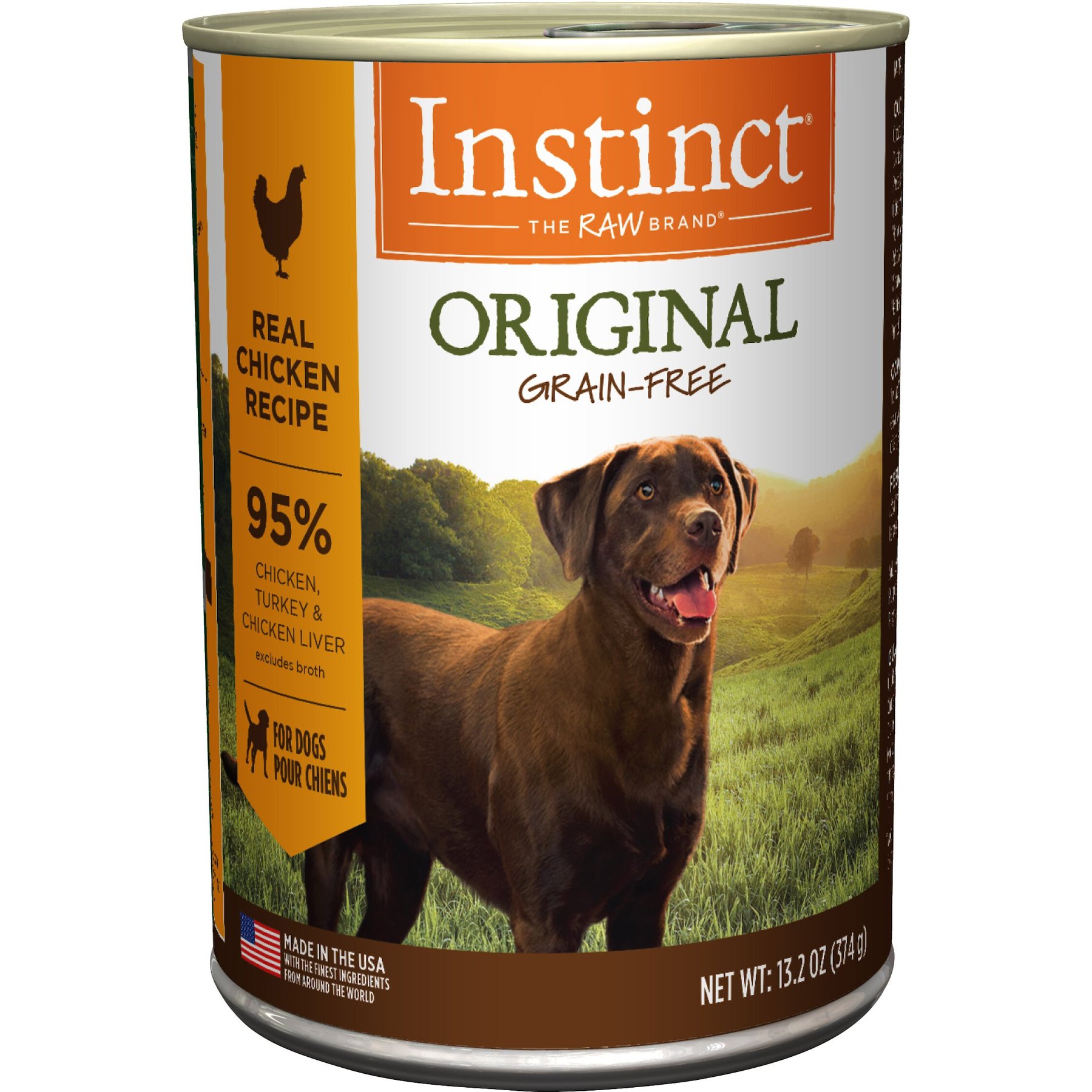 Instinct dog shop food with grain