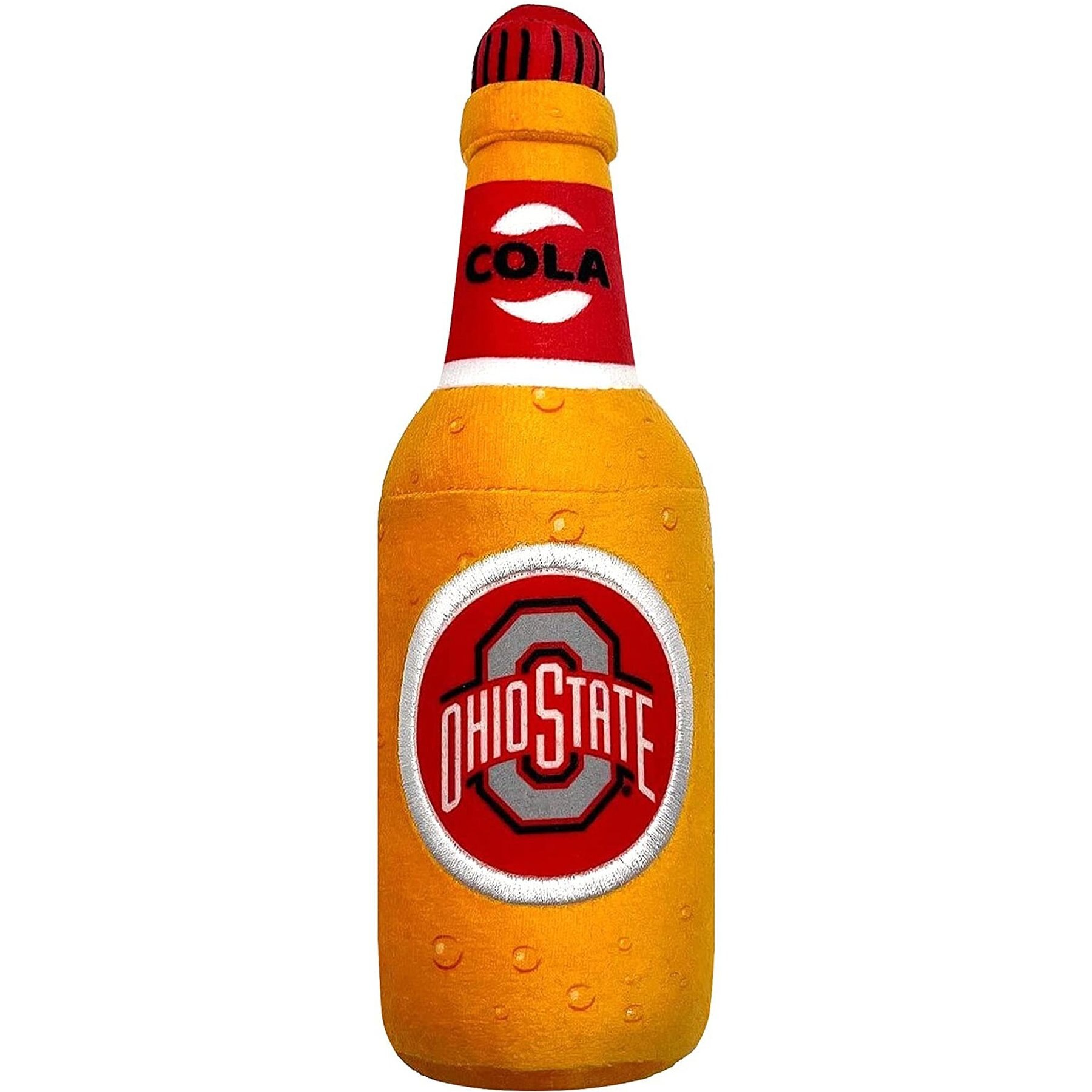 Pets First Pets First Bottle Squeaky Dog Chew Toy, Ohio State