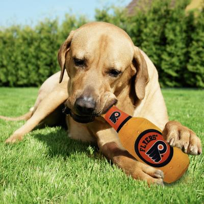 Show full view: Pets First Bottle Squeaky Dog Chew Toy, Philadelphia Flyers slide 4 of 6