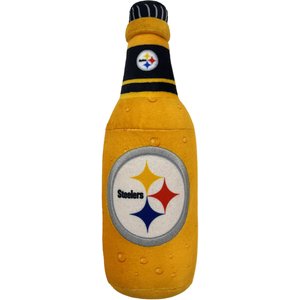 Pets First Bottle Squeaky Dog Chew Toy, Pittsburgh Steelers