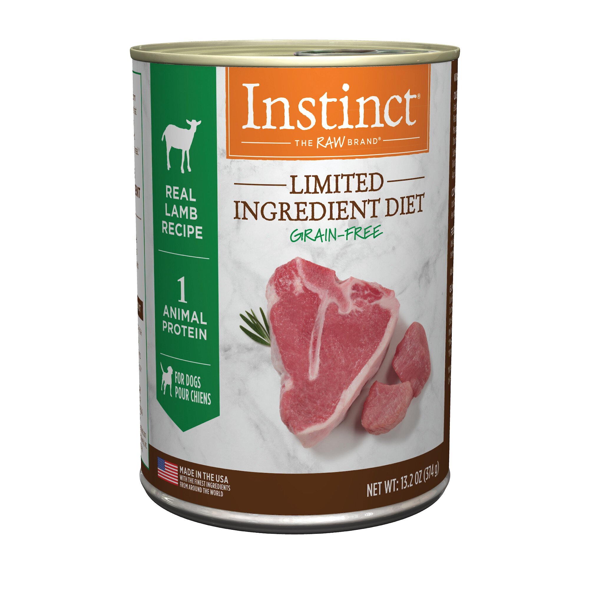 INSTINCT Limited Ingredient Diet Grain-Free Real Lamb Recipe Wet Canned ...