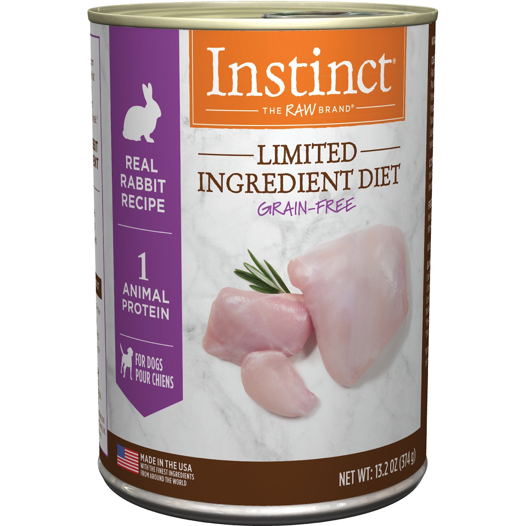 Instinct Limited Ingredient Diet Adult Grain-Free Real Rabbit Recipe Wet Dog Food