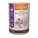 Instinct Limited Ingredient Diet Adult Grain-Free Real Rabbit Recipe Wet Dog Food, 13.2-oz can, case of 6