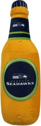 Pets First Bottle Squeaky Dog Chew Toy, Seattle Seahawks