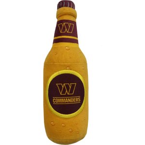 Pets First Bottle Squeaky Dog Chew Toy, Washington Commanders