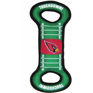 Pets First Field Tough Squeaky Dog Chew Toy, Arizona Cardinals