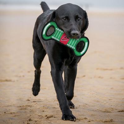 Show full view: Pets First Field Tough Squeaky Dog Chew Toy, Arizona Cardinals slide 4 of 7