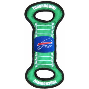 Pets First Field Tough Squeaky Dog Chew Toy, Buffalo Bills
