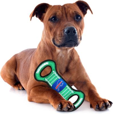 Show full view: Pets First Field Tough Squeaky Dog Chew Toy, Buffalo Bills slide 2 of 6