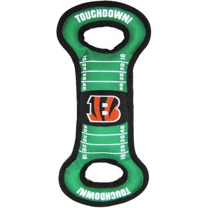 Pets First Field Tough Squeaky Dog Chew Toy, Cincinnati Bengals