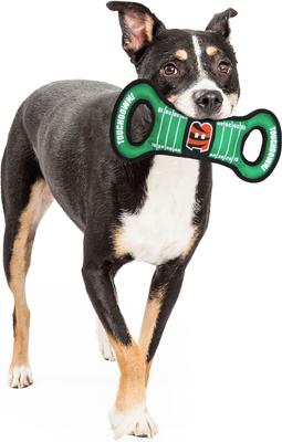 Show full view: Pets First Field Tough Squeaky Dog Chew Toy, Cincinnati Bengals slide 4 of 6