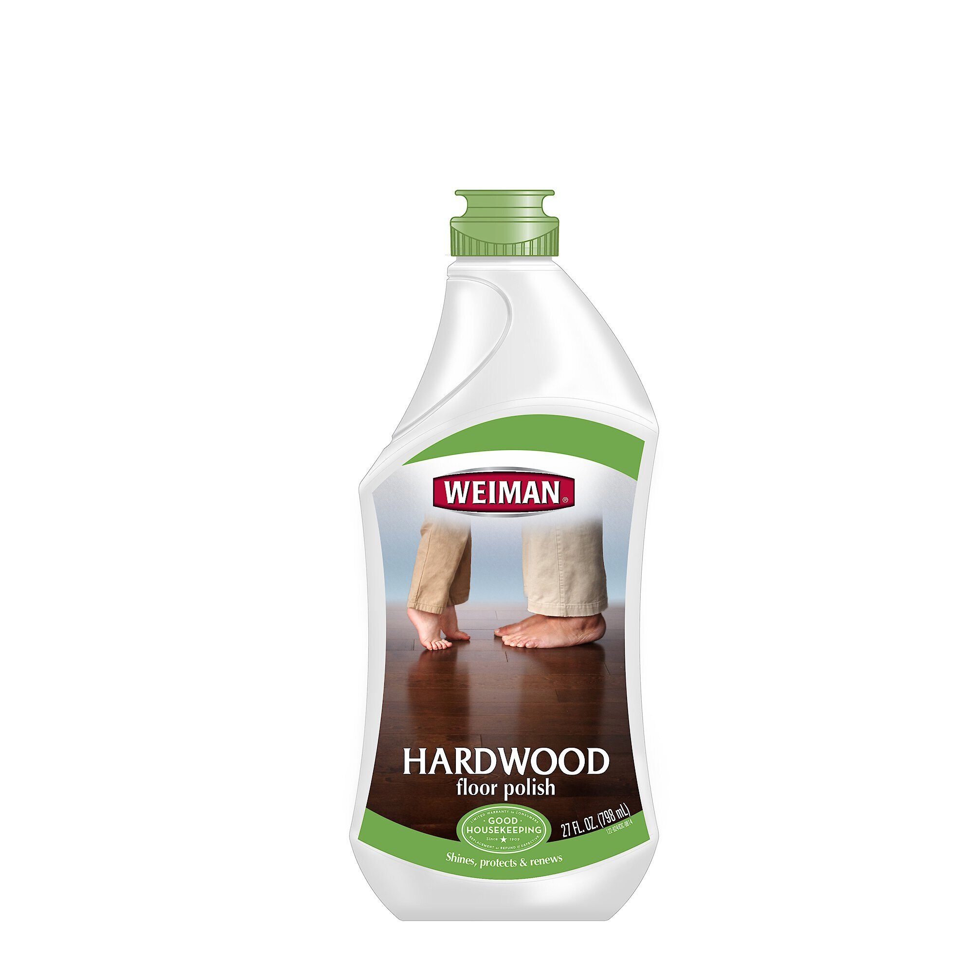 Can this hardwood polish also be used on laminate floors, and is there