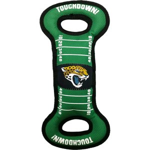 Pets First Field Tough Squeaky Dog Chew Toy, Jacksonville Jaguars
