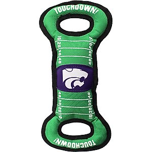 Pets First Field Tough Squeaky Dog Chew Toy, Kansas State