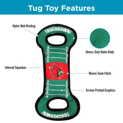 Show full view: Pets First Field Tough Squeaky Dog Chew Toy, Louisville slide 4 of 6