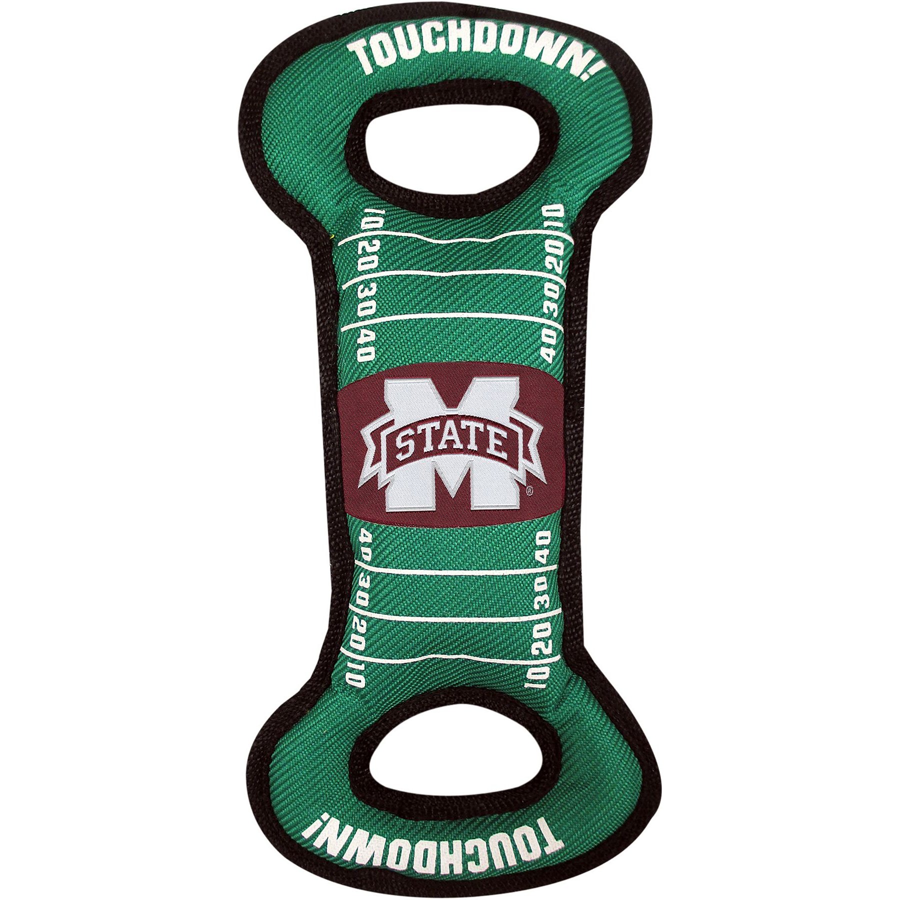 Pets First Field Tough Squeaky Dog Chew Toy, Mississippi State