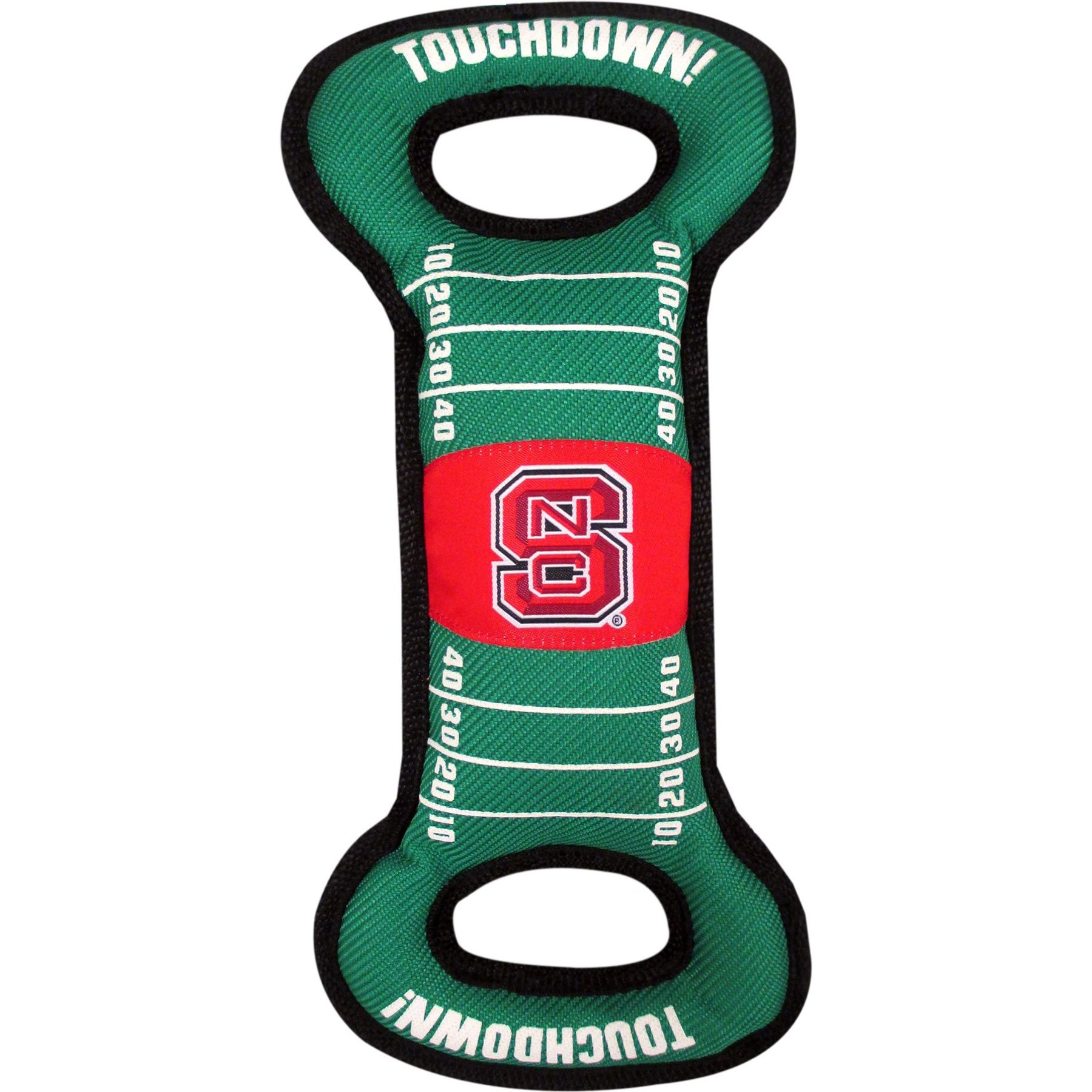 Pets First Field Tough Squeaky Dog Chew Toy, Nc State