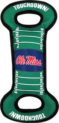 Pets First Field Tough Squeaky Dog Chew Toy, Ole Miss