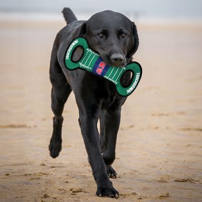 Show full view: Pets First Field Tough Squeaky Dog Chew Toy, Ole Miss slide 3 of 6