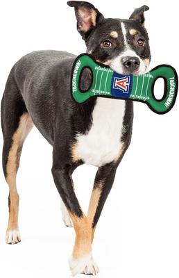 Show full view: Pets First Field Tough Squeaky Dog Chew Toy, The University of Arizona slide 4 of 6