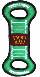 Pets First Field Tough Squeaky Dog Chew Toy, Washington Commanders