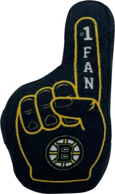 Show full view: Pets First NHL Plush Cat Toys with Catnip, 3 count, Boston Bruins slide 4 of 5
