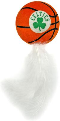 Show full view: Pets First NBA Plush Cat Toys with Catnip, 3 count, Boston Celtics slide 3 of 5