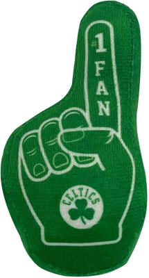 Show full view: Pets First NBA Plush Cat Toys with Catnip, 3 count, Boston Celtics slide 4 of 5