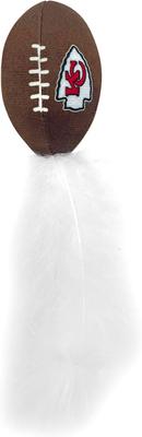 Show full view: Pets First NFL Plush Cat Toys with Catnip, 3 count, Kansas City Chiefs slide 3 of 5