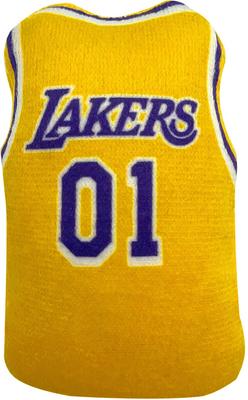 Show full view: Pets First NBA Plush Cat Toys with Catnip, 3 count, LA Lakers slide 2 of 5