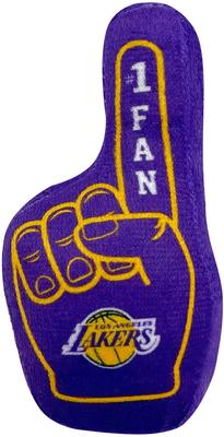 Show full view: Pets First NBA Plush Cat Toys with Catnip, 3 count, LA Lakers slide 4 of 5