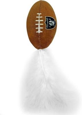 Show full view: Pets First NFL Plush Cat Toys with Catnip, 3 count, Las Vegas Raiders slide 4 of 6