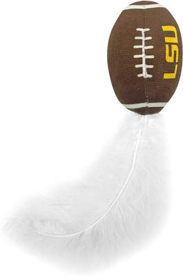 Show full view: Pets First NCAA Football Plush Cat Toys with Catnip, 3 count, Louisiana slide 4 of 7