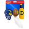Show in main carousel: Pets First NCAA Football Plush Cat Toys with Catnip, 3 count, Michigan slide 6 of 7