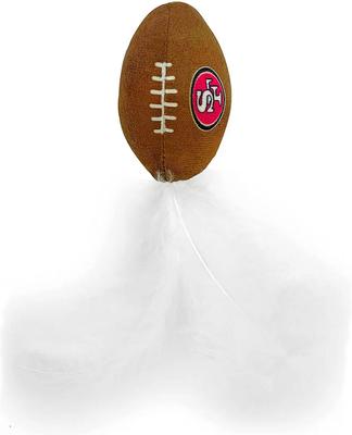 Show full view: Pets First NFL Plush Cat Toys with Catnip, 3 count, San Francisco 49ers slide 3 of 5