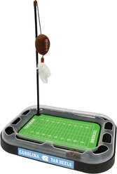 Pets First Football Cat Scratcher Toy with Catnip, U of North Carolina