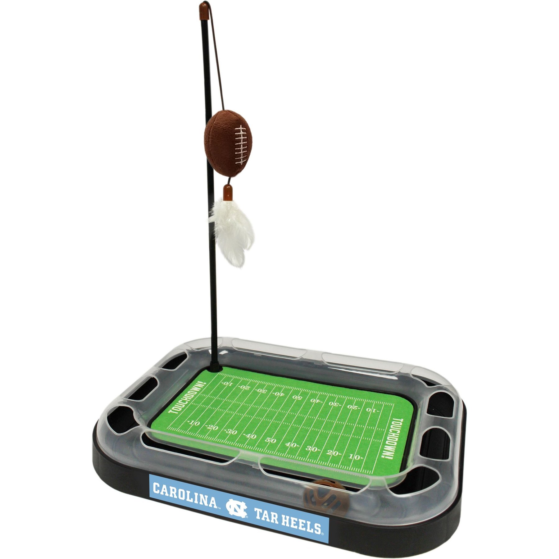 Pets First Pets First Football Cat Scratcher Toy with Catnip, U of North Carolina