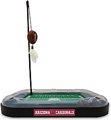 Pets First Football Field Cat Scratcher Toy with Catnip, Arizona Cardinals slide 2 of 5